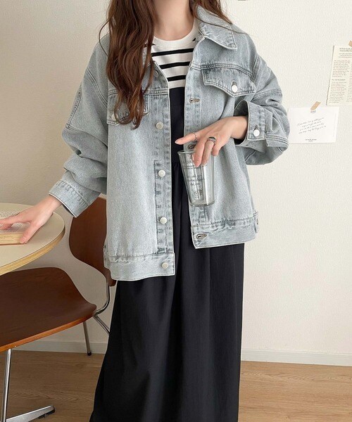 クラシカルエルフ（Classical Elf）/《Javaジャバコラボ》羽織るだけでこなれ見え。コクーンシルエットビッグGジャン