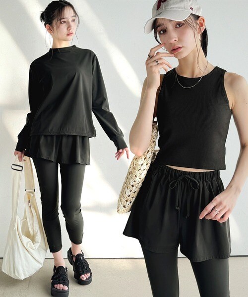 クラシカルエルフ（Classical Elf）/【接触冷感】《JaVaジャバコラボ》UVカット＆遮熱機能付き♪ラッシュガード5点セット