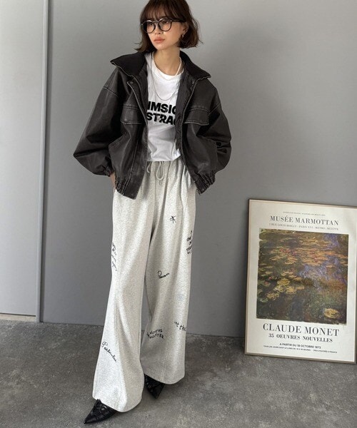 クラシカルエルフ（Classical Elf）/《JaVaジャバコラボ》ゆるっとシルエット。ヴィンテージ加工フェイクレザージャケット