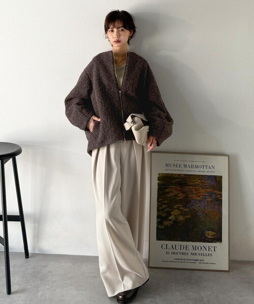 クラシカルエルフ（Classical Elf）/【Classical Evon】大人のためのアウター。軽やかブークレノーカラージャケット_18