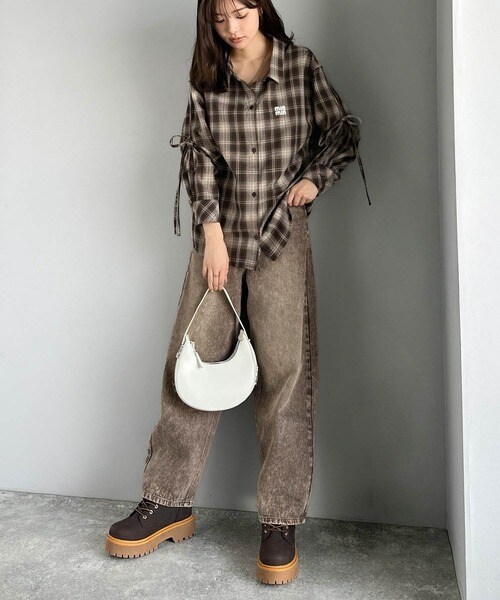 クラシカルエルフ（Classical Elf）/《JaVaジャバコラボ》ボリューム感でスタイルアップを叶える♪ヌバック調素材７ホール撥水加工ブーツ