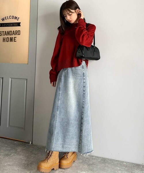 クラシカルエルフ（Classical Elf）/《JaVaジャバコラボ》ボリューム感でスタイルアップを叶える♪ヌバック調素材７ホール撥水加工ブーツ