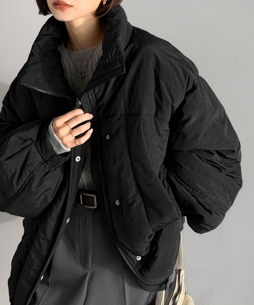 クラシカルエルフ（Classical Elf）/【2025AW新作】防寒もお洒落も叶える。スタンドカラーモンスターダウンジャケット（オーバーサイズ）