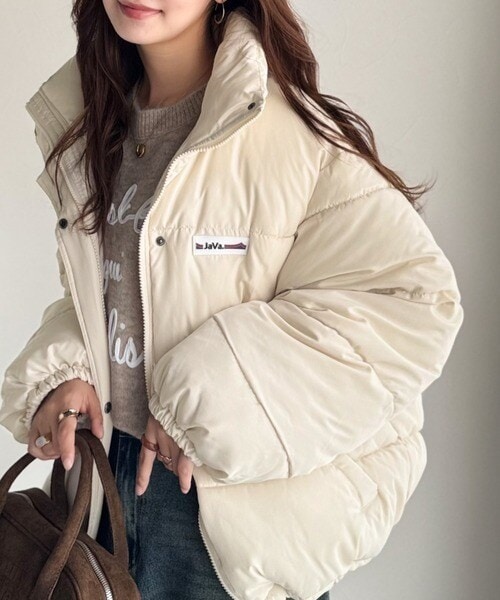クラシカルエルフ（Classical Elf）/2025AW新作《JaVaコラボ》トレンド感も暖かさも叶える。ショート丈スタンドネック中綿ジャケット