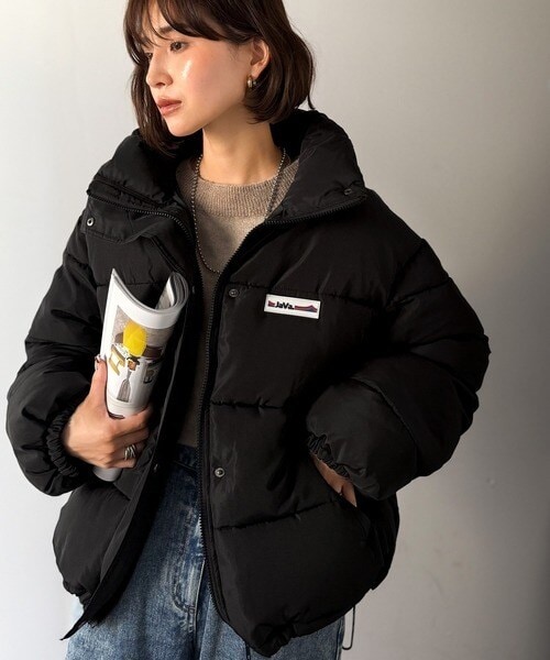 クラシカルエルフ（Classical Elf）/2025AW新作《JaVaコラボ》トレンド感も暖かさも叶える。ショート丈スタンドネック中綿ジャケット