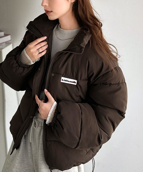 クラシカルエルフ（Classical Elf）/2025AW新作《JaVaコラボ》トレンド感も暖かさも叶える。ショート丈スタンドネック中綿ジャケット