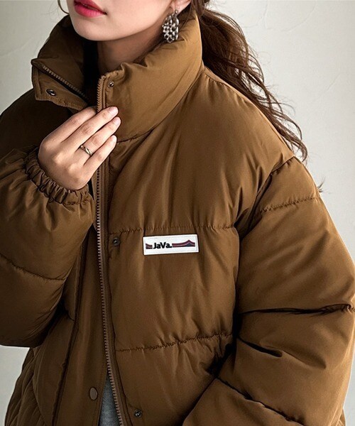 クラシカルエルフ（Classical Elf）/2025AW新作《JaVaコラボ》トレンド感も暖かさも叶える。ショート丈スタンドネック中綿ジャケット