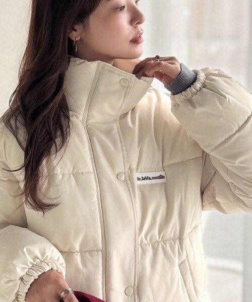 クラシカルエルフ（Classical Elf）/2025AW新作《JaVaコラボ》トレンド感も暖かさも叶える。ショート丈スタンドネック中綿ジャケット