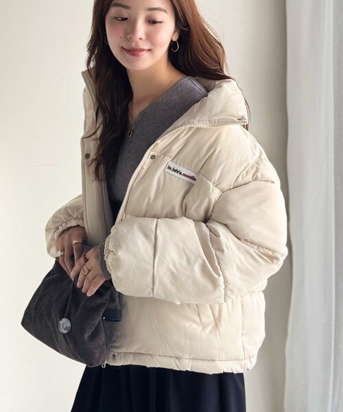 クラシカルエルフ（Classical Elf）/2025AW新作《JaVaコラボ》トレンド感も暖かさも叶える。ショート丈スタンドネック中綿ジャケット