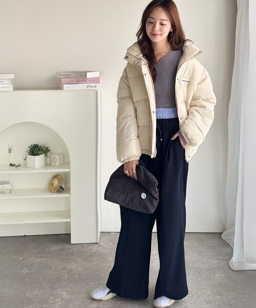 クラシカルエルフ（Classical Elf）/2025AW新作《JaVaコラボ》トレンド感も暖かさも叶える。ショート丈スタンドネック中綿ジャケット