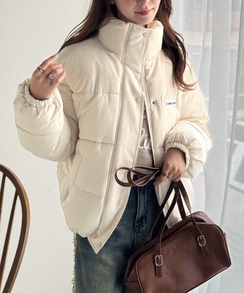 クラシカルエルフ（Classical Elf）/2025AW新作《JaVaコラボ》トレンド感も暖かさも叶える。ショート丈スタンドネック中綿ジャケット