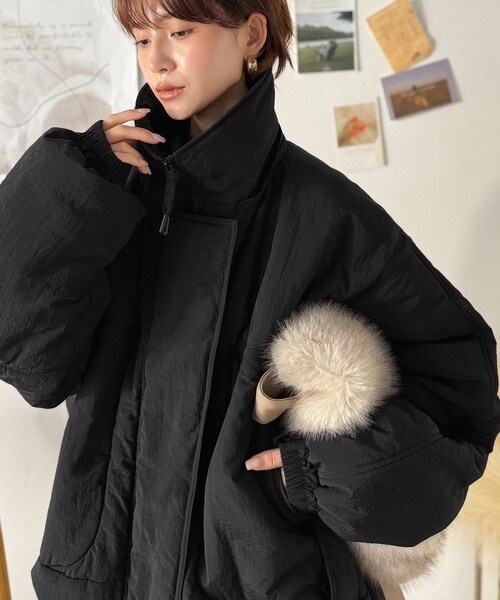 クラシカルエルフ（Classical Elf）/《JaVaジャバコラボ》ボリュームシルエット、今年の主役アウター。フード付き中綿モンスターブルゾン