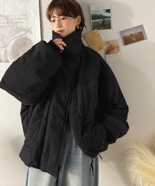 クラシカルエルフ（Classical Elf）/《JaVaジャバコラボ》ボリュームシルエット、今年の主役アウター。フード付き中綿モンスターブルゾン