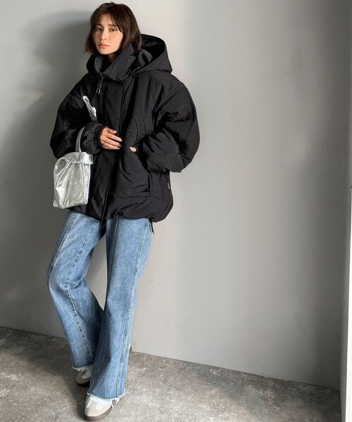 クラシカルエルフ（Classical Elf）/《JaVaジャバコラボ》ボリュームシルエット、今年の主役アウター。フード付き中綿モンスターブルゾン