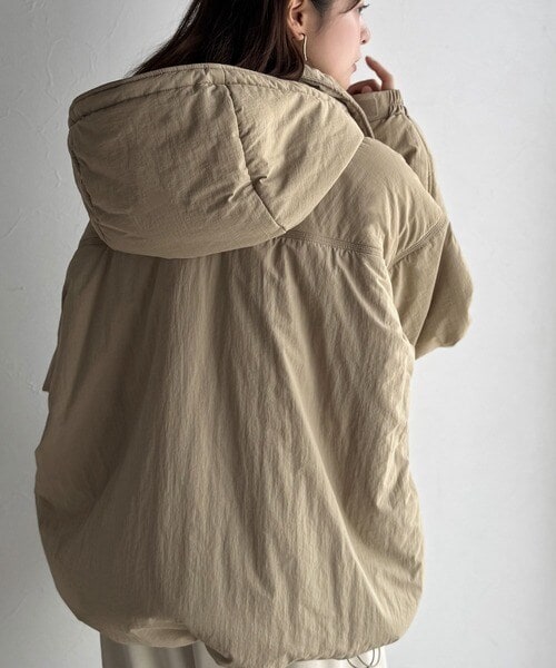 クラシカルエルフ（Classical Elf）/《JaVaジャバコラボ》ボリュームシルエット、今年の主役アウター。フード付き中綿モンスターブルゾン