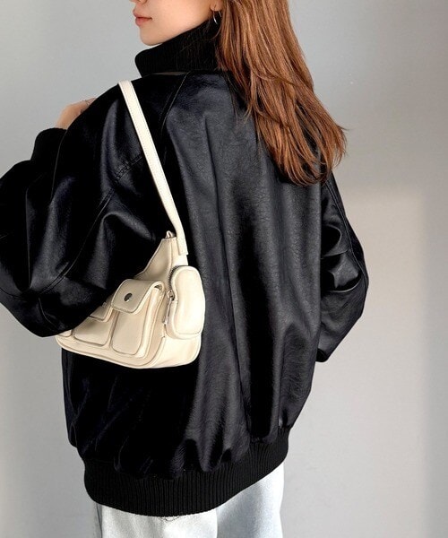 クラシカルエルフ（Classical Elf）/《JaVa ジャバコラボ》さっと羽織って。レイヤード衿比翼デザインヴィンテージ調レザージャケット