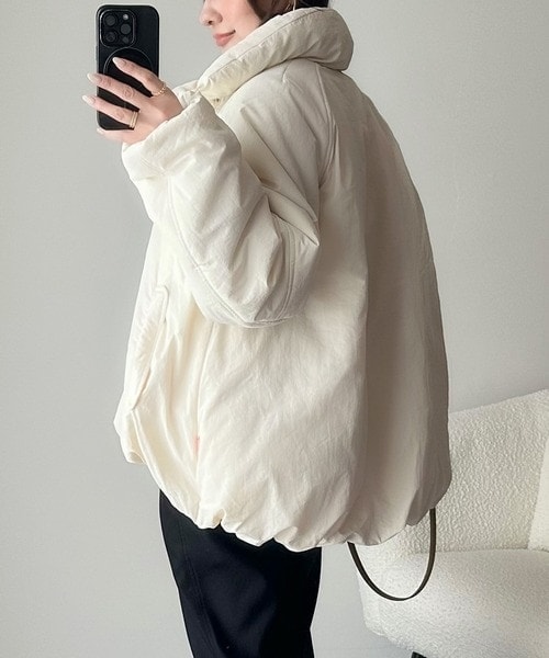 【NEW】クラシカルエルフ（Classical Elf）/《JaVa ジャバコラボ》衿2WAYで旬映え。衿取り外し可能エッグライン中綿ブルゾン