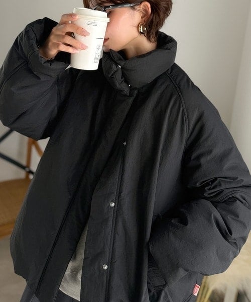 【NEW】クラシカルエルフ（Classical Elf）/《JaVa ジャバコラボ》衿2WAYで旬映え。衿取り外し可能エッグライン中綿ブルゾン