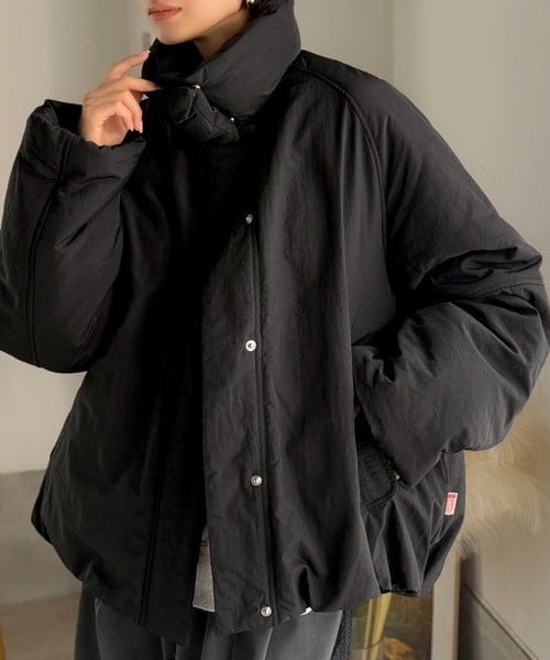 【NEW】クラシカルエルフ（Classical Elf）/《JaVa ジャバコラボ》衿2WAYで旬映え。衿取り外し可能エッグライン中綿ブルゾン