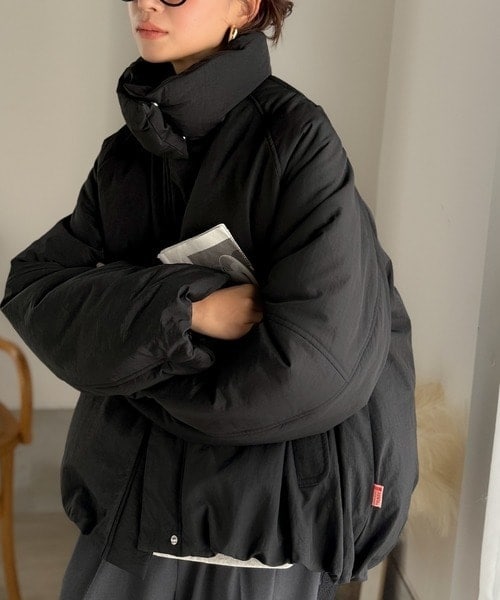 【NEW】クラシカルエルフ（Classical Elf）/《JaVa ジャバコラボ》衿2WAYで旬映え。衿取り外し可能エッグライン中綿ブルゾン