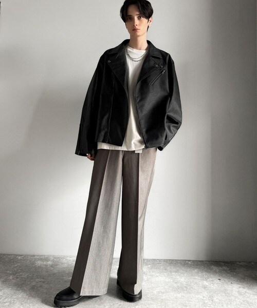 【NEW】クラシカルエルフ（Classical Elf）/《JaVaジャバコラボ》こなれ感、爆上がり。フェイクレザーライダースジャケット