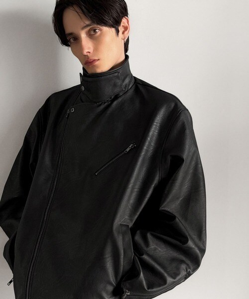 【NEW】クラシカルエルフ（Classical Elf）/《JaVaジャバコラボ》こなれ感、爆上がり。フェイクレザーライダースジャケット