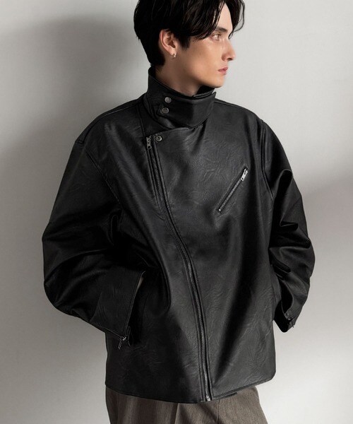 【NEW】クラシカルエルフ（Classical Elf）/《JaVaジャバコラボ》こなれ感、爆上がり。フェイクレザーライダースジャケット