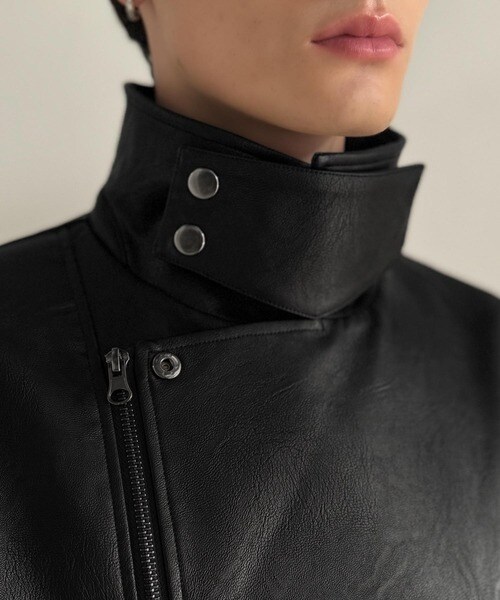 【NEW】クラシカルエルフ（Classical Elf）/《JaVaジャバコラボ》こなれ感、爆上がり。フェイクレザーライダースジャケット