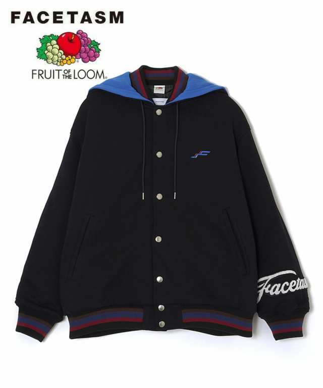 スタイライズ（STYLISE）/【FACETASM x FRUIT OFTHE ROOM】HOODED STADIUM JACKET