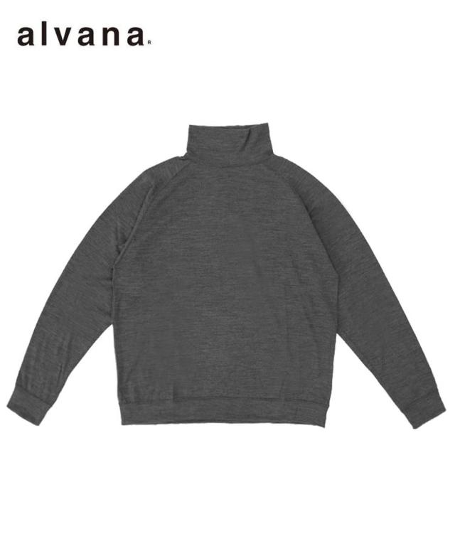 スタイライズ（STYLISE）/【alvana】MERINO WOOL TURTLENECK SWEAT TEE SHIRTS