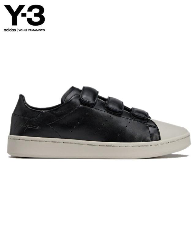 Y−3（Y−3）/【Y−3】STAN SMITH VELCRO / ブラック [JQ5001]