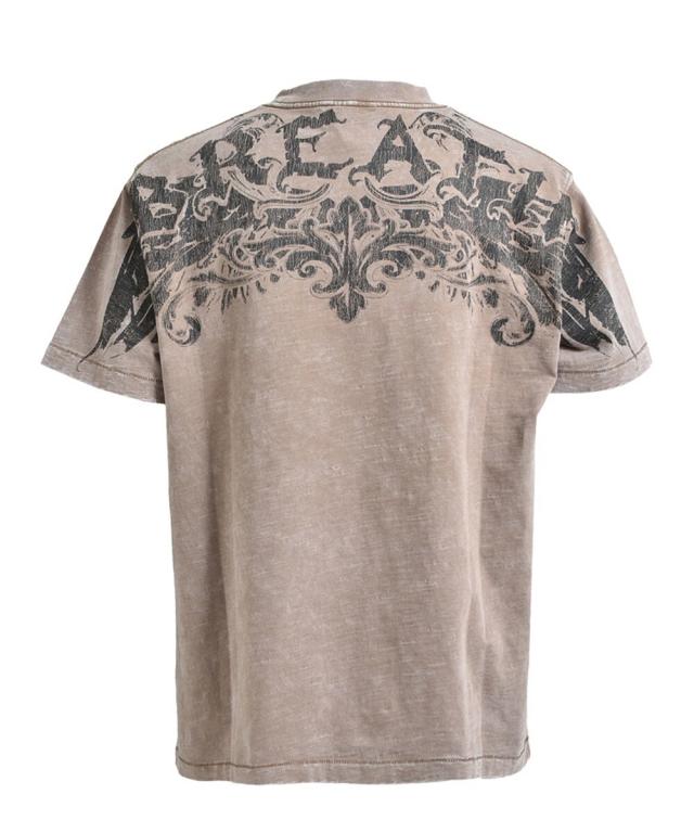 スタイライズ（STYLISE）/【BREATH】SKULL WING LOGO TEE / ダスト 
