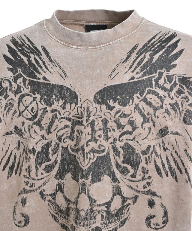 スタイライズ（STYLISE）/【BREATH】SKULL WING LOGO TEE / ダスト
