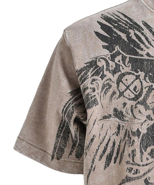 スタイライズ（STYLISE）/【BREATH】SKULL WING LOGO TEE / ダスト