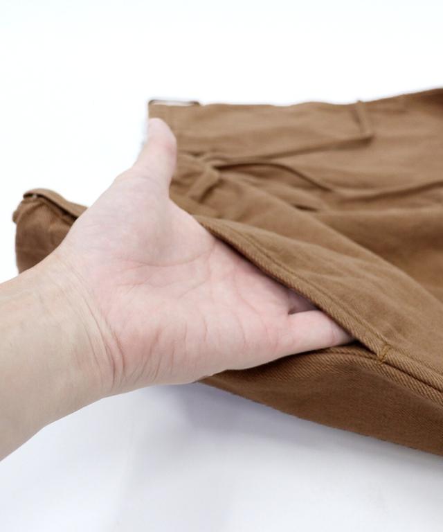 スタイライズ（STYLISE）/【alvana】NATURAL TWILL CHRIS PANTS / ブラウン_4