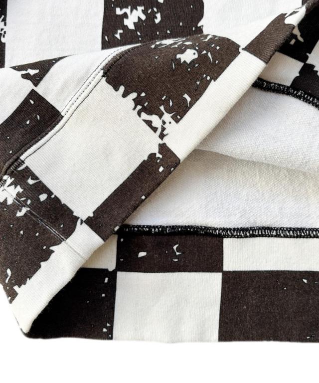 スタイライズ（STYLISE）/CHECKERED FLAG RAGLAN SWEAT / ブラック