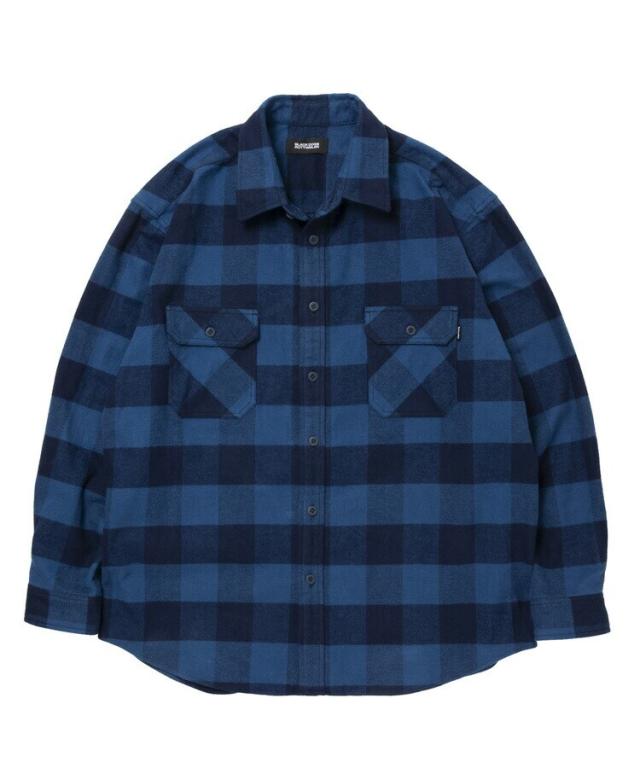 スタイライズ（STYLISE）/R9 BUFFALO CHECK SHIRT / ブルー [RW25A0206]