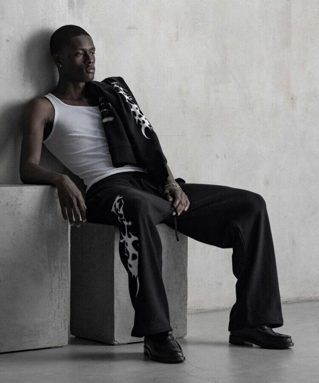 スタイライズ（STYLISE）/S．DAIMON SWEATPANT 01 / ブラック [SLA−M4103SP]_2