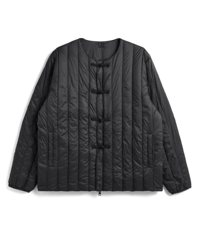 タイオン（TAION）/ジャパンスペシャル チャイナボタン ダウンジャケット / ブラック×ブラック [TAION−JK01