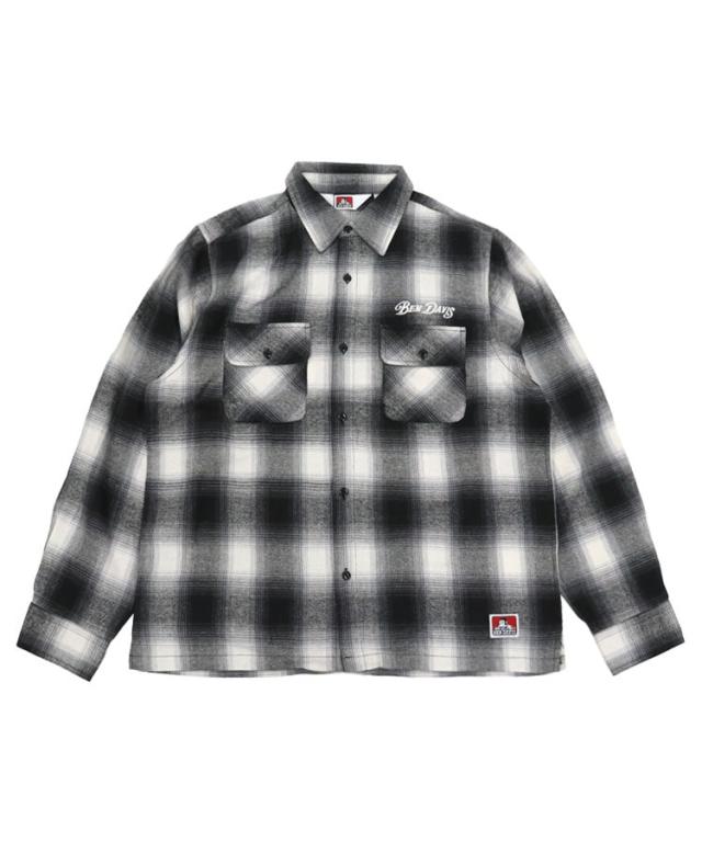 【NEW】ベンデイビス（BEN DAVIS）/EMBRO OMBRE SHIRT / 2カラー [25780021]