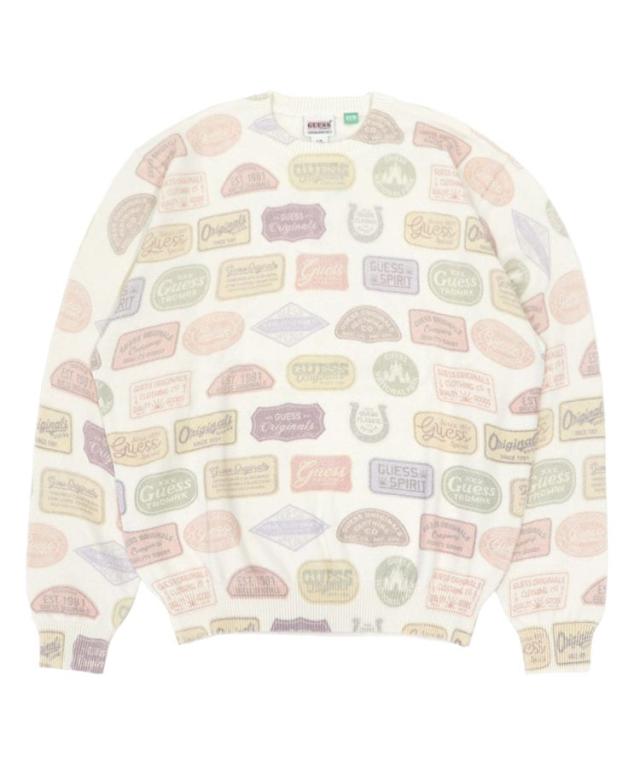 ゲス（GUESS）/GUESS Originals Eco Printed Sweater / マルチ [M5BR00Z
