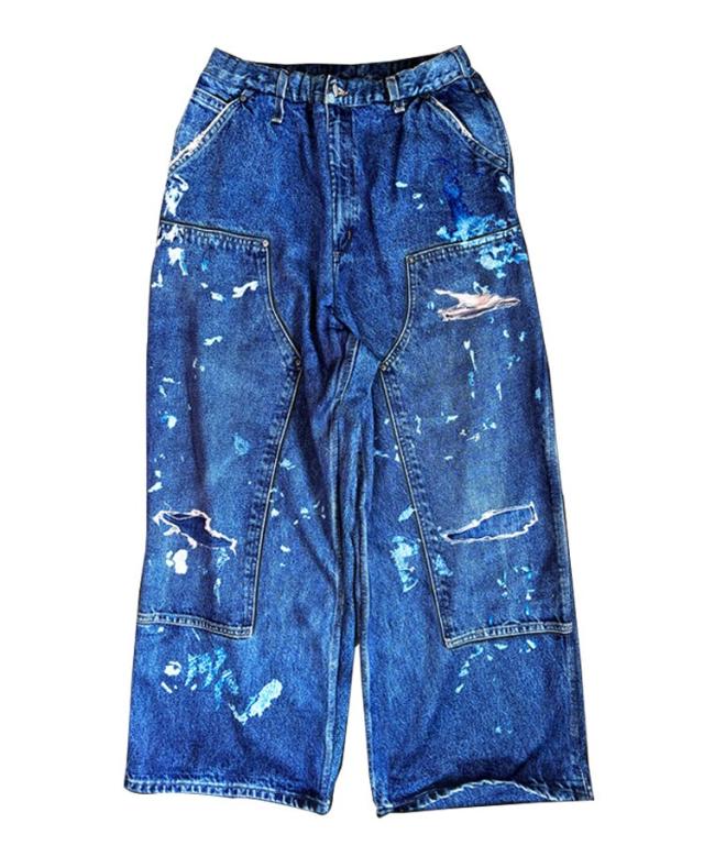 スタイライズ（STYLISE）/PRINT DUCK WIDE PANTS / デニム [26SS−PT−002CH]