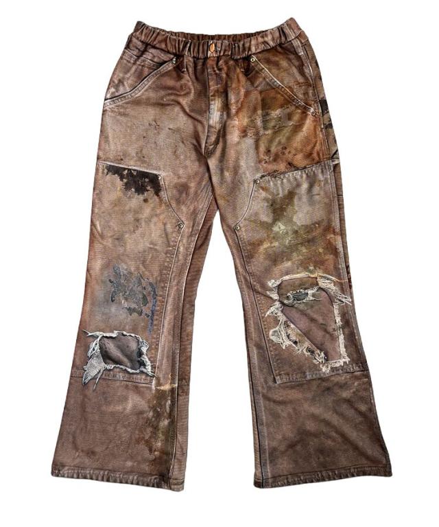 スタイライズ（STYLISE）/PRINT FLARE PANTS / ブラウン [26SS−PT−003]_6