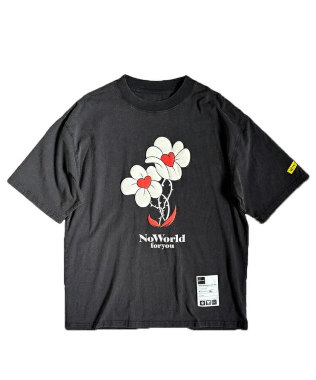 スタイライズ（STYLISE）/flower TEE / ブラック [MTTB−T−006]