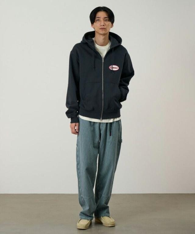 グラミチ（GRAMICCI）/OVAL PATCH ZIP HOODED SWEATSHIRT (オーバルパッチジップフーデッドス_5