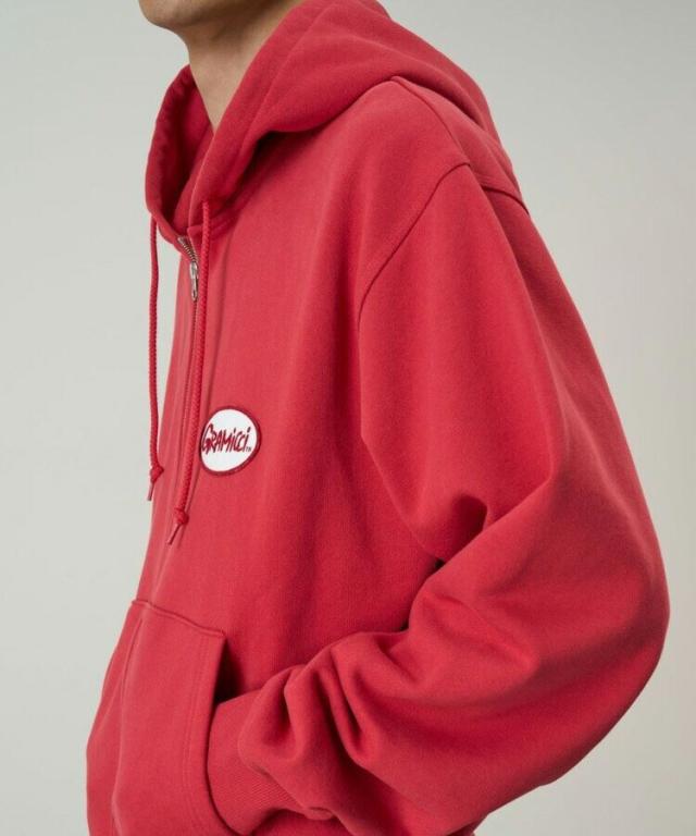 グラミチ（GRAMICCI）/OVAL PATCH ZIP HOODED SWEATSHIRT (オーバルパッチジップフーデッドス_8