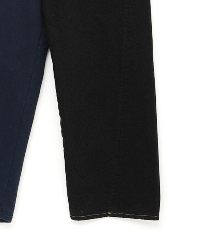 【NEW】スタイライズ（STYLISE）/DENIM MERGING SWEAT PANTS / ブラック×ネイビー [MYK−PT−08]｜詳細画像