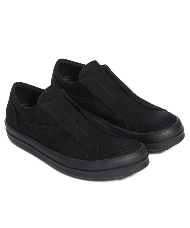 スタイライズ（STYLISE）/LACELESS VINTAGE SNEAKS / オールブラック [DU01F4811 DOLVS_2