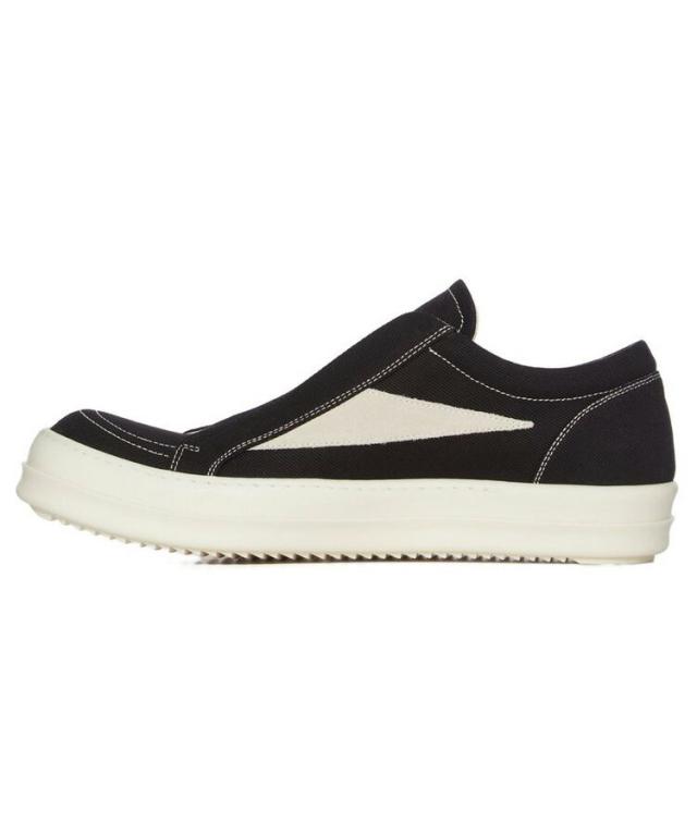 スタイライズ（STYLISE）/LACELESS VINTAGE SNEAKS / ブラック×ミルク [DU01F4811 DOLV_1