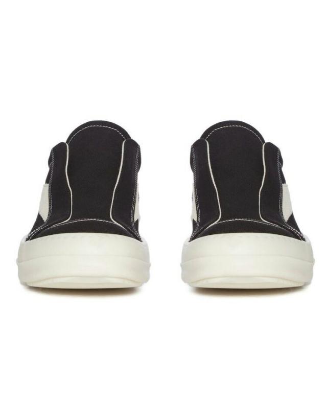 スタイライズ（STYLISE）/LACELESS VINTAGE SNEAKS / ブラック×ミルク [DU01F4811 DOLV_3